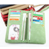 ATTRA-YO 2017 Women Wallets Long Dull Polish Leather Wallet high quality dollar price Female Zipper Clutch Coin Purse