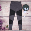Athleisure gothic fitness leggings mesh spliced leggings for women autumn 2017 sexy leggins skinny casual pencil pants clothing