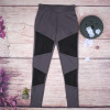 Athleisure gothic fitness leggings mesh spliced leggings for women autumn 2017 sexy leggins skinny casual pencil pants clothing