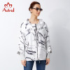 Astrid 2017 High quitly Trench Coat for Women Super Plus Size Women's Windbreaker Spring Coat Big Size Coat Female AS-2811-1