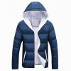 Asstseries Winter Jacket Men Casual New Hooded Thick Padded Jacket Zipper Slim Men And Women Coats Men Parkas Outwear Warm Coat