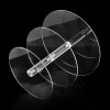 Assemble and Disassemble Round Acrylic 3 &amp; 4 Tier Cupcake Cake Stand For Birthday Wedding Party Cake Shop Home Free Shipping
