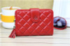 Sheepskin 2017 new women wallet genuine leather diamond Coin Purses Holder Ladies purse fashion multifunction clutch women's bag