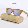 RTBOFY Wooden Sunglasses.Bamboo brand sun glasses Vintage Wood Case Beach Sunglasses for Driving gafas de sol YA03