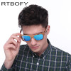 RTBOFY Wooden Sunglasses.Bamboo brand sun glasses Vintage Wood Case Beach Sunglasses for Driving gafas de sol YA03