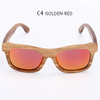 RTBOFY Wooden Sunglasses.Bamboo brand sun glasses Vintage Wood Case Beach Sunglasses for Driving gafas de sol YA03