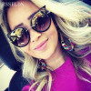RSSELDN Fashion Retro Metal Frame Cat Eye Sunglasses Women Brand Vintage Coating Sun glasses Female oculos de sol feminino UV400