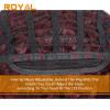Royal Hair Short Afro Kinky Curly Wig Burgundy Brazilian 100%Human Hair Wigs For Black Women Red Color Non-Remy