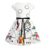 Girls Summer Dress Kids Clothes 2018 Brand Baby Girl Dress with Sashes Robe Fille Character Princess Dress Children Clothing Girls Summer Dress Kids Clothes 2018 Brand Baby Girl Dress with Sashes Robe Fille Character Princess Dress Children Clothing