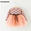 Girls Princess Baby Dress Newborn Infant Baby Girl Clothes Bow Dot Tutu Ball Gown Party Dresses Baby Kid Girl clothes