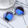 LABULAKA 2017 New Fashion Korean Children Sunglasses Metal Kids Eyewear Big Frame Cute Boys Girls Sun glasses Baby Goggles