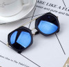 LABULAKA 2017 New Fashion Korean Children Sunglasses Metal Kids Eyewear Big Frame Cute Boys Girls Sun glasses Baby Goggles