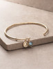 Labradorite Lotus Bangle