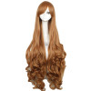 L-email wig 40inch 100cm Long Cosplay Wigs 10 Colors Long Wavy Black Red Brown White Synthetic Hair Perucas Cosplay Wig