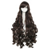 L-email wig 40inch 100cm Long Cosplay Wigs 10 Colors Long Wavy Black Red Brown White Synthetic Hair Perucas Cosplay Wig