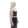 L-email wig 40inch 100cm Long Cosplay Wigs 10 Colors Long Wavy Black Red Brown White Synthetic Hair Perucas Cosplay Wig