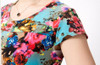 L-5XL 2017 New 21 styles Fashion Women summer Tunic Milk Silk Print Short sleeve O neck Slim dress Plus Size sexy casual dresses