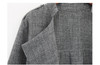 L - 5XL 2017 New Spring Autumn Fashion Long Sleeve Gray Casual Windbreaker Long Coat Baggy Clothes Women Trench Coat Plus Size