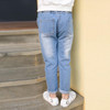 Children's Denim Clothing Girls Jeans Spring Autumn Long Trousers Heart Print Cute Pants Outfit For Teenager Girls Child Clothes
