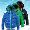 Children's Clothing 2017 Winter Boys Fashion Outerwear &amp; Coats Cotton-padded jacket Hooded Plus Velvet Thicken Jackets For Boys
