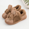 Children Winter Slippers Warm Plush Kids Slippers Soft Sole Indoor Slipper With Fur Cute Animal Baby Girls Home Slippers