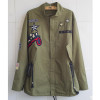 2016 Autumn Winter Plus size 5XL Women Military Bomber Jacket basic Coat Army Green Casacos Jaqueta Feminina Chaquetas Mujer