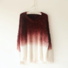 2016 autumn winter cashmere sweater women fashion sexy O-neck sweater loose 100% fluffy wool women sweaters and pullovers