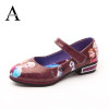2016 Autumn Children Shoes Girls Anna Princess Leather Shoes Elsa Casual Sneakers Cartoon Flat Girl Shoes Skid Sneakers 26-36