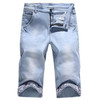 2017 Brand Shorts for men Summer Men denim Shorts Fashion Designers Shorts Cotton Jeans Slim Jeans Shorts Men Plus Size 38