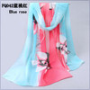 2017 brand new woman scarf long arab hijab print silk chiffon scarves fashion shawl 160cm*50cm free shipping