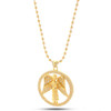 King Ice CZ Guardian Angel Necklace