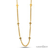 King Ice 14K Gold Cross Curb Chain