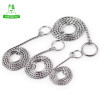 KIMHOME New Adjustable High Quality Metal Stainless Steel Snake Chain Dog Collar For Dogs