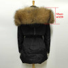 ARJUNGO Winter Jacket Women Large Thick Real Raccoon Fur Collar Hooded Jackets Coat For Women Outwear Parka