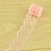 free shipping 20mm width mix Cheap Lace Fabric Trim Ribbon 10yard/lot DIY Garment Accessories embroidered lace ribbon Bilateral