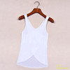 Free Shipping 2017 Summer Women Blouses Candy Color Casual Lady Shirts Sexy Backless Strap Chiffon Blouse Tops ladies' Vest