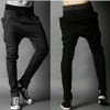 Free Shipping 2017 Newest unique design pants for men korean cool harem pants,fashion slim fit trousers,casual sweatpants