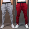 Free Shipping 2017 Newest unique design pants for men korean cool harem pants,fashion slim fit trousers,casual sweatpants