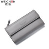 Free shipping 2017 new fashion women wallets brand long wallet Korea style PU leather solid color high quality change purse