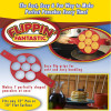 Free shipping 2017 new Flippin' Fantastic Nonstick Pancake Maker Egg Ring Maker Perfect Pancakes Easy Silicone egg pancake mold