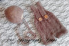Baby Crochet Mohair Hat and Romper Newborn Bonnet Crochet Mohair Baby Clothes Baby Pants Newborn Baby Pros
