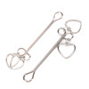 1 Pair Metal Bell Nipple Clamps With Chain Clips Flirting Teasing Sex Flirt Bondage Kit Slave Bdsm Exotic Accessories