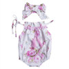 Baby Clothing Newborn Baby Girl Tassel Jumpsuit Romper + Headband Outfits 2pcs Baby Sunsuit Clothing