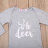 Baby Clothing Autumn Winter Newborn Infant Baby Girls Boys Romper Long Sleeve Deer Jumpsuit Outfits Sunsuit Clothes