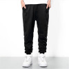 2017 Spring New Arrive Elastic Waist Solid Cotton Sweatpants Men Black Grey Fashion Joggers Hip hop Streetwear Plus Size XXXXL