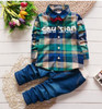2017 Spring Kids Clothing Set Boy Clothing Sets Children's Fashion Plaid Suit Boys Clothes Baby Kids Sets 2017 Spring Kids Clothing Set Boy Clothing Sets Children's Fashion Plaid Suit Boys Clothes Baby Kids Sets