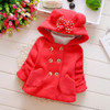 2017 spring girl baby clothes brand cotton jacket outerwear for infant baby clothing wear casual sport cute hooded jackets coat
