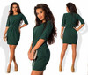 2017 Spring Fashion New Hot Women Half sleeve O-Neck Dress Casual Solid Color Blue Red Green Tunic Slim dresses Plus Size