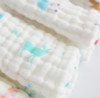 HOT 1PC 6 layers Baby Cotton Gauze Muslin Face Towel Baby Towel Wash Cloth Handkerchiefs Infant Baby Feeding Saliva Towels