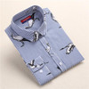 Dioufond Cotton Women's Blouse Animal Print Shirt Women Casual Stripe Shirt Female Owl Printed Shirt Women Blouses Summer Ladies Dioufond Cotton Women's Blouse Animal Print Shirt Women Casual Stripe Shirt Female Owl Printed Shirt Women Blouses Summer Ladies